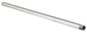 Raccord de tuyau Kirchhoff en fer forgé, galvanisé, 3 4 x 1000 mm, (23) - 989824155