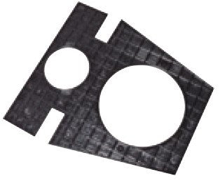 Gabarit de carrelage Kirchhoff pour la paroi avant des toilettes - 98930960