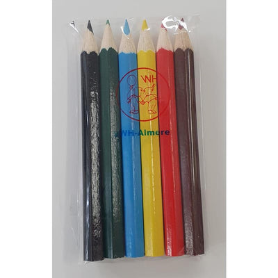 Mini crayons de couleur, 24 trousses de 6