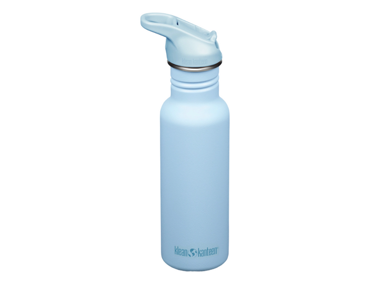 Bouteille de boisson Klean Kanteen - Classic étroite - Capeur de sport avec flip - ciel clair - 532 ml