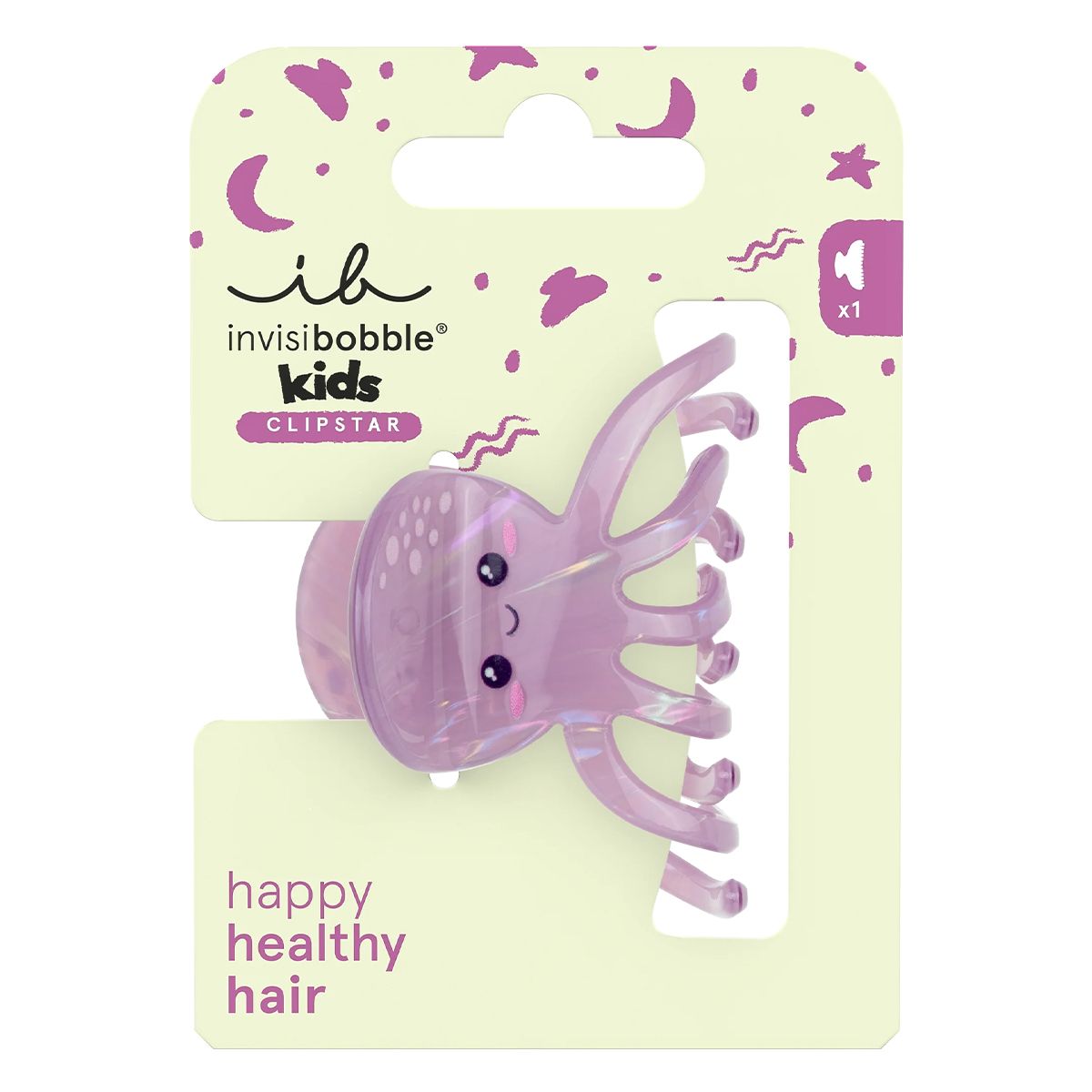 Invisibobble clipstar enfants éclaboussure de poulpe