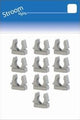 Support de serrage 031 16-22mm gris jsl 10 pièces - 6613295