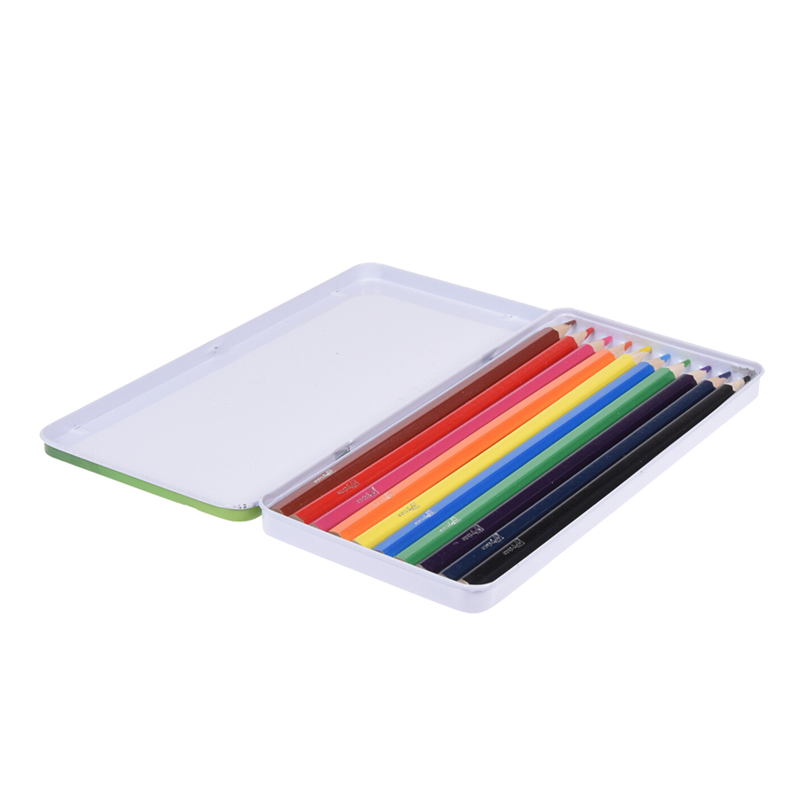 Crayons de couleur en boîte 10 pièces
