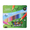 Crayons de couleur en boîte 24 pièces