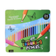 Crayons de couleur en boîte 24 pièces
