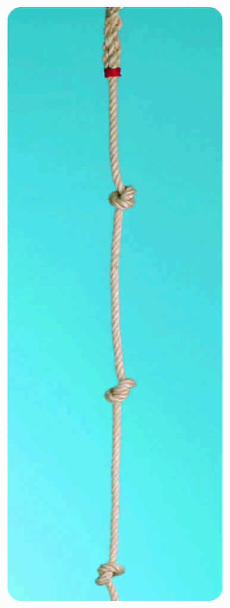Corde d'escalade Nhf extra épaisse à 3 nœuds (8cm 2m)