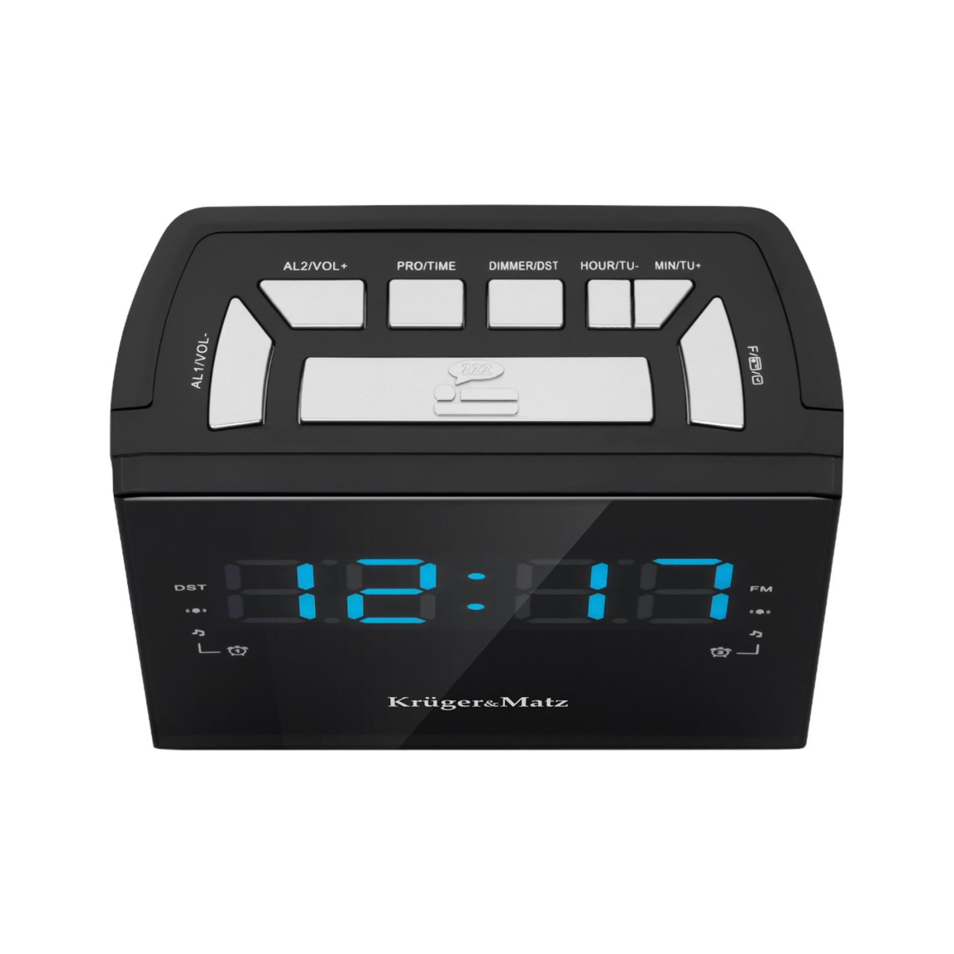 Kruger matz Radio-réveil fm kruger matz noir