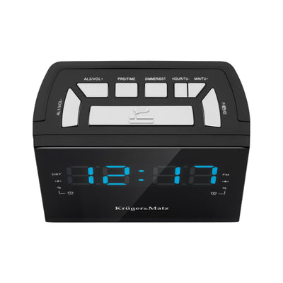 Kruger matz Radio-réveil fm kruger matz noir