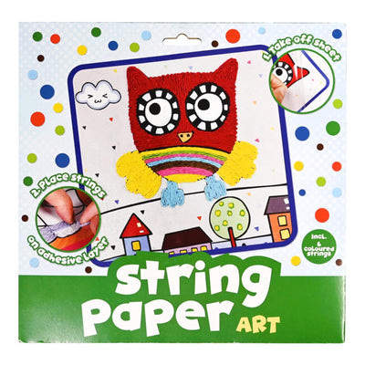 Art de ficelle de papier bricolage art de papier de ficelle