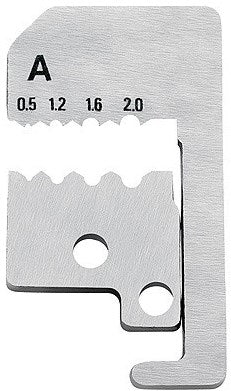 Knipex 1 paire de couteaux de rechange pour 12 11 180 couteaux affûtés de précision 180 mm - 1219180