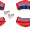 Knipex 2 paires d'inserts en plastique 2c | pour 81 11 250 81 13 250 - 81 19 250 v02