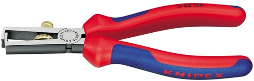 Pince à dénuder Knipex + gep à ressort. confort 160 mm - 11 02 160 sb 1102160sb