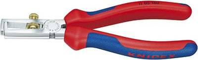 Pince à dénuder Knipex chromée avec poignées bi-matière 160 mm - 1105160