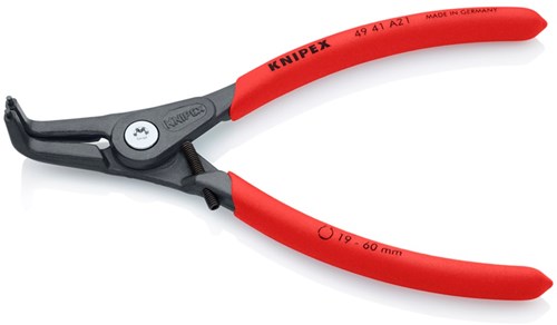 Pince à circlips Knipex réf. courbé - 49 41 a21 - 4941a21