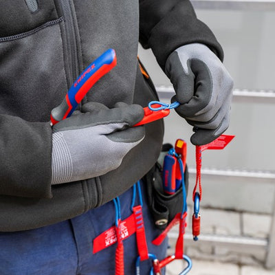Clips Knipex cc et tt | rouge | 3 pièces chacun - 00 63 06 tcr