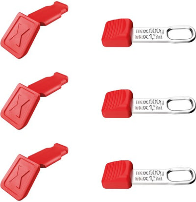 Clips Knipex cc et tt | rouge | 3 pièces chacun - 00 63 06 tcr