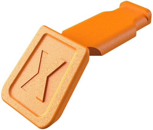 Clips à code couleur Knipex orange | 10 pièces - 00 61 10 co