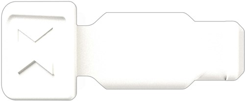 Clips à code couleur Knipex blanc | 10 pièces - 00 61 10 cw