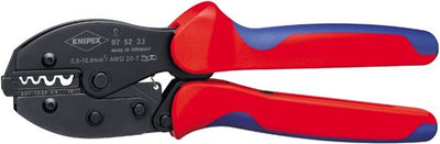 Knipex pince à levier à sertir cosses de câble non isolées - 97 52 33 sb 975233sb