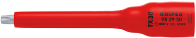 Clé à douille Knipex 3 8 | pour tx30 | longueur 123 mm - 98 29 30