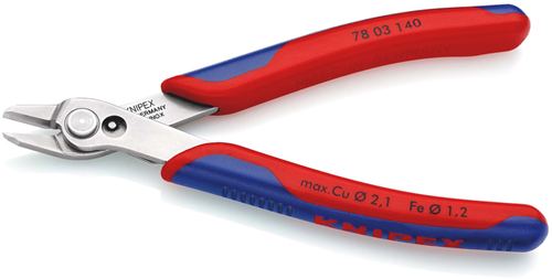 Knipex électronique super Knips® XL | longueur 140 mm | poignées multi-composants - 78 03 140 sb