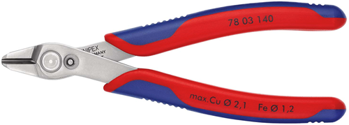 Knipex électronique super Knips® XL | longueur 140 mm | poignées multi-composants - 78 03 140 sb