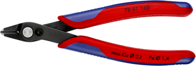 Knipex électronique super Knips® XL | longueur 140 mm | poignées multi-composants | doré - 78 61 140 sb