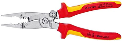 Knipex pince d'installation électrique vde - 13 96 200 sb 1396200sb