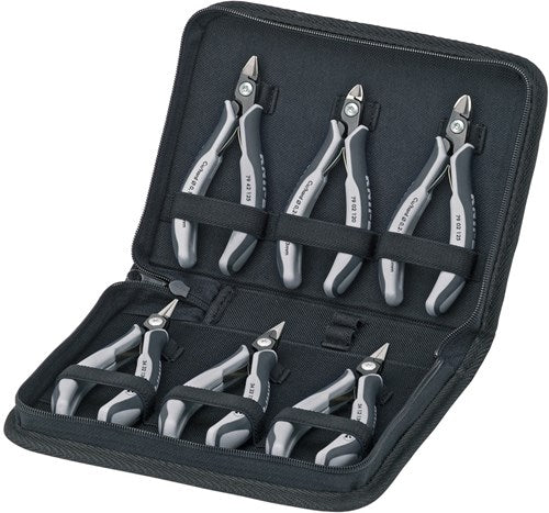Knipex jeu de pinces électroniques en coffret 6 pièces e - 002016pesd