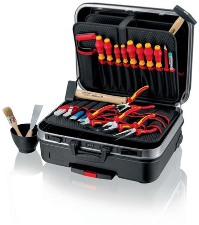 Gamme d'outils Knipex | 24 pièces | dans un étui rigide | pour électriciens | 1 pièce - 00 21 06 hls