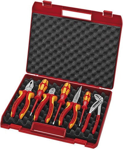 Coffret à outils Knipex 7 pièces pour installation électrique - 00 21 15