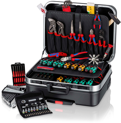 Boîte à outils Knipex grande mécanique de base des mouvements | 90 pièces - 00 21 06 m