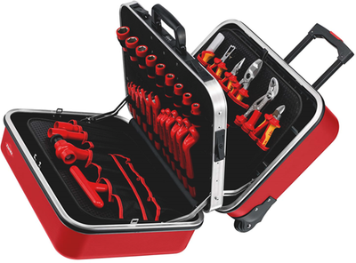 Knipex mallette à outils big twin move rouge électrotechnique - 98 99 15