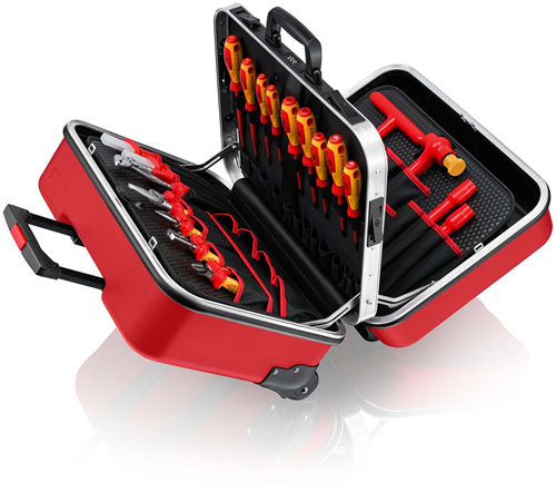Knipex mallette à outils big twin move rouge électrotechnique - 98 99 15