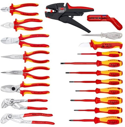 Mallette à outils électriques Knipex 20 pièces - 00 21 20
