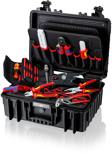 Mallette à outils Knipex robuste23 électrique | 8 pièces - 00 21 35