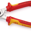 Coupe-câbles Knipex isolés | boîtiers multi-composants | Approuvé VDE | ressort d'ouverture intégré - 95 16 165 t bk