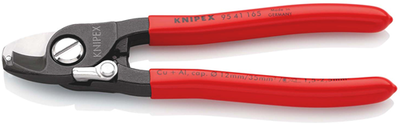 Coupe-câbles Knipex | plastifié | doré | longueur 165 mm - 95 41 165
