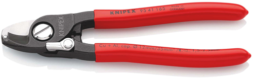 Coupe-câbles Knipex | plastifié | doré | longueur 165 mm - 95 41 165