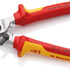 Coupe-câble Knipex avec ressort d'ouverture | isolé | poignées multi-composants | Testé VDE - 95 26 165 SB