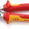 Coupe-câble Knipex avec ressort d'ouverture | isolé | poignées multi-composants | Testé VDE - 95 26 165 SB