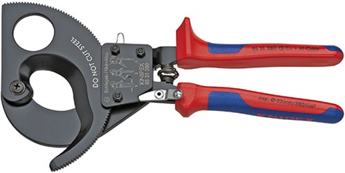 Coupe-câble Knipex (cliquet) max 52mm