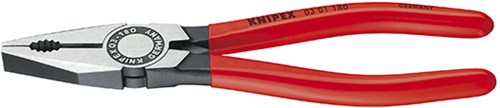 Knipex pince universelle noire atramentée avec revêtement plastique 250 mm - 0301250