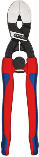 Pince coupante plate Knipex | longueur 200 mm | pour métaux mous et plastiques | poignées fines multi-composants - 72 62 200