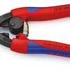 Pince coupante plate Knipex | longueur 200 mm | pour métaux mous et plastiques | poignées fines multi-composants - 72 62 200