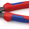 Pince coupante latérale électrique Knipex | longueur 200 mm | poignées multi-composants | noir atramenté - 74 02 200 sb