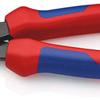 Pince coupante latérale électrique Knipex | longueur 200 mm | poignées multi-composants | noir atramenté - 74 02 200 sb