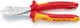 Pince coupante latérale électrique Knipex | longueur 200 mm | vème forme 0 avec œillet de montage | vestes multi-composants | 1 pièce - 74 06 200 t - 74 06 200 t