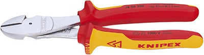 Knipex pince coupante latérale chromée 250 mm - 7406250