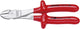 Knipex pince coupante latérale électrique, isolation par immersion chromée, certifiée VDE 250 mm - 7407250